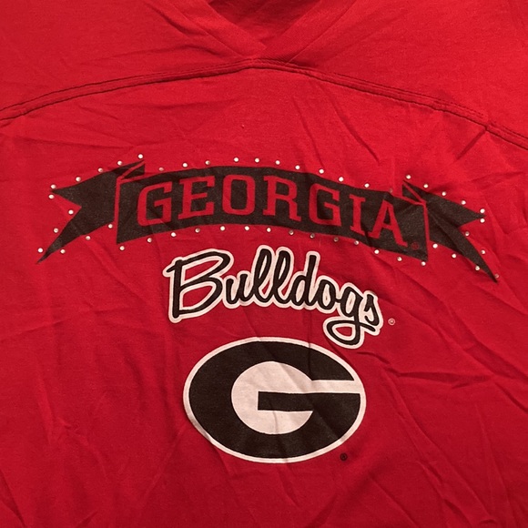 Red UGA ladies new t shirt georgia bulldogs - Picture 4 of 6